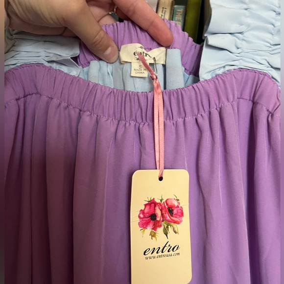 Entro colorblock mini dress with fun straps - Picture 2 of 2